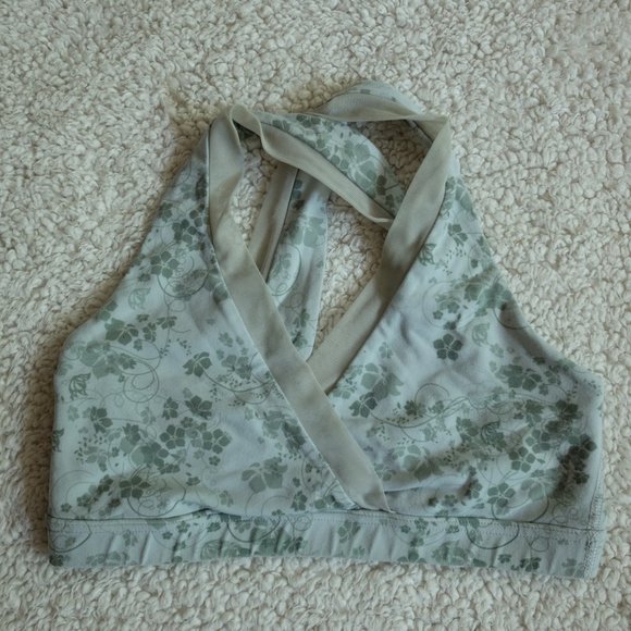 Karma Green Floral Bra - Picture 1 of 3